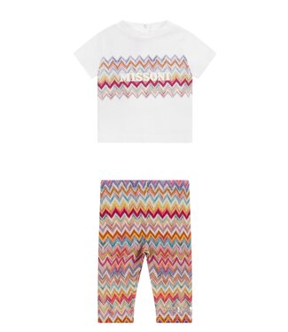 Missoni Baby 2 Delige set T-Shirt + Legging 999 Colourful