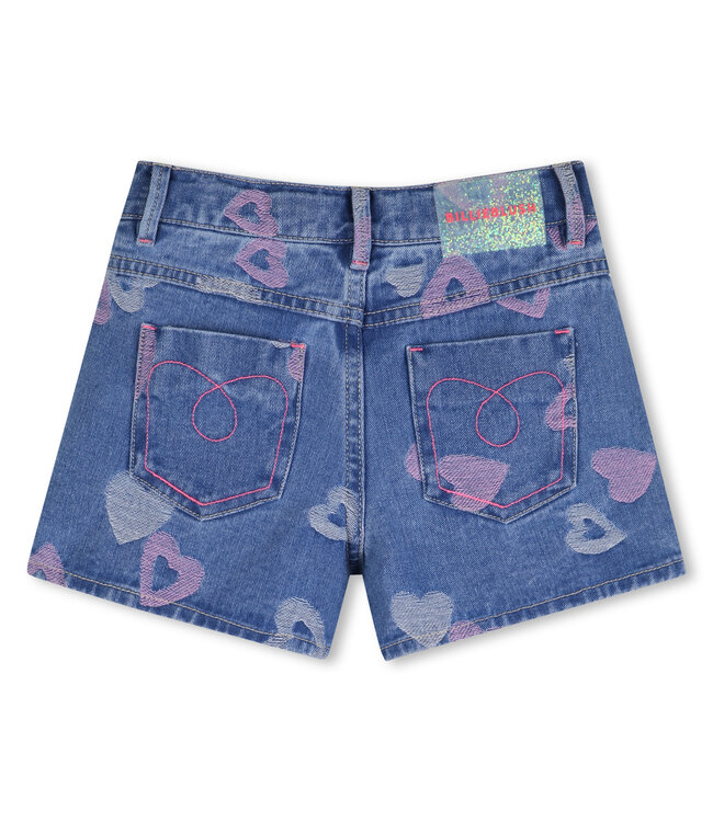 Billieblush Denim Short met hartjes