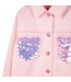 Billieblush Denim Jasje Lichtroze met pailletten