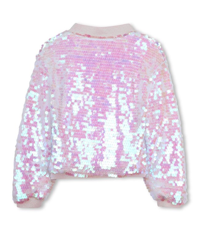 Billieblush Pailletten Jasje Lichtroze