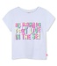 Billieblush T-Shirt Wit all mermaids don't live in the sea