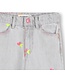 Billieblush Jeans Grijs wide leg met gekleurde hartjes