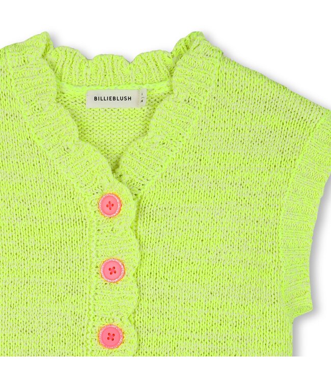 Billieblush Gilet Neon Geel