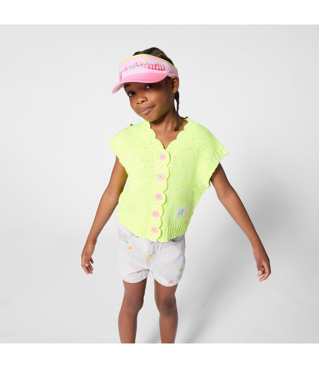 Billieblush Gilet Neon Geel