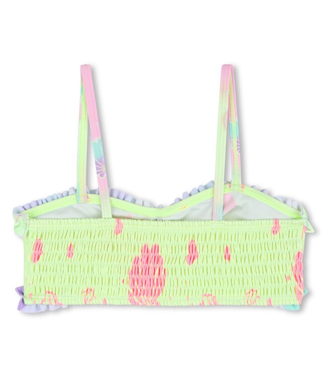 Billieblush Bikini Neon Geel met schelpjes en hartjes
