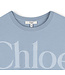 Chloe T-Shirt Cropped Lichtblauw
