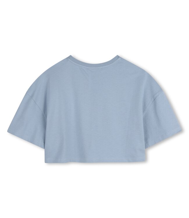 Chloe T-Shirt Cropped Lichtblauw