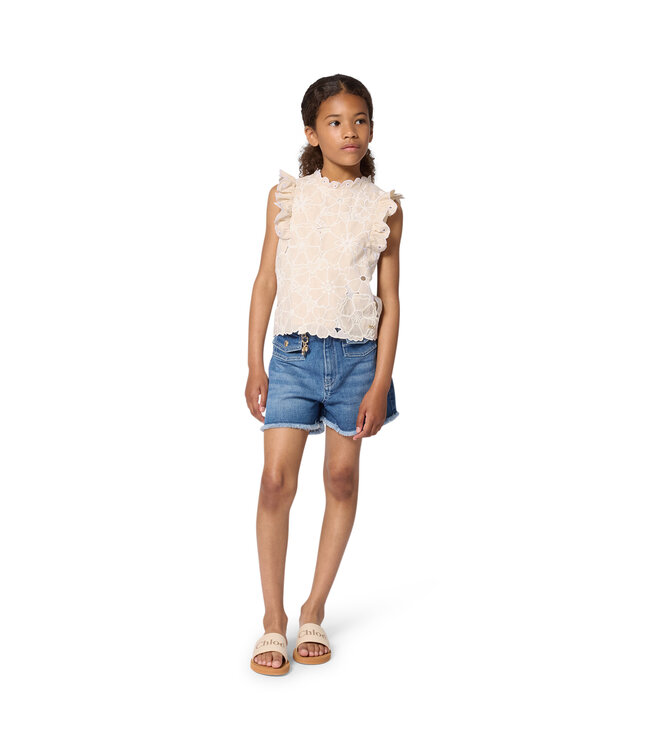Chloe Denim Short met zakjes