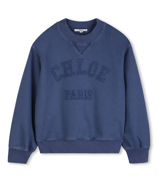 Chloe Sweater Denim Blauw Chloe Paris