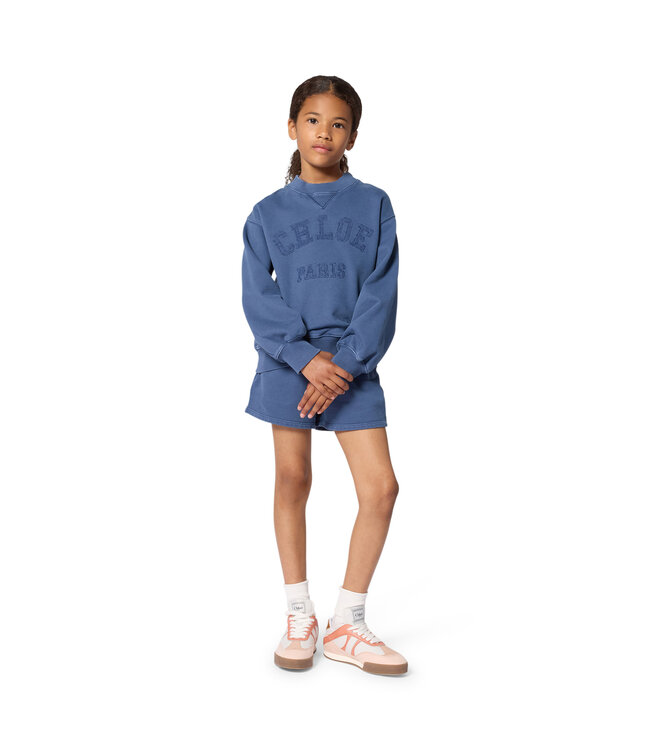 Chloe Sweater Denim Blauw Chloe Paris