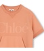 Chloe Sweat Dress korte mouwen Chloe Abrikoos