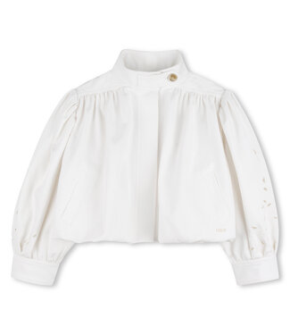 Chloe Jas gesmokt gebroken wit