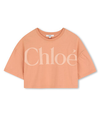 Chloe T-Shirt Cropped abrikoos