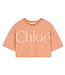 Chloe T-Shirt Cropped abrikoos