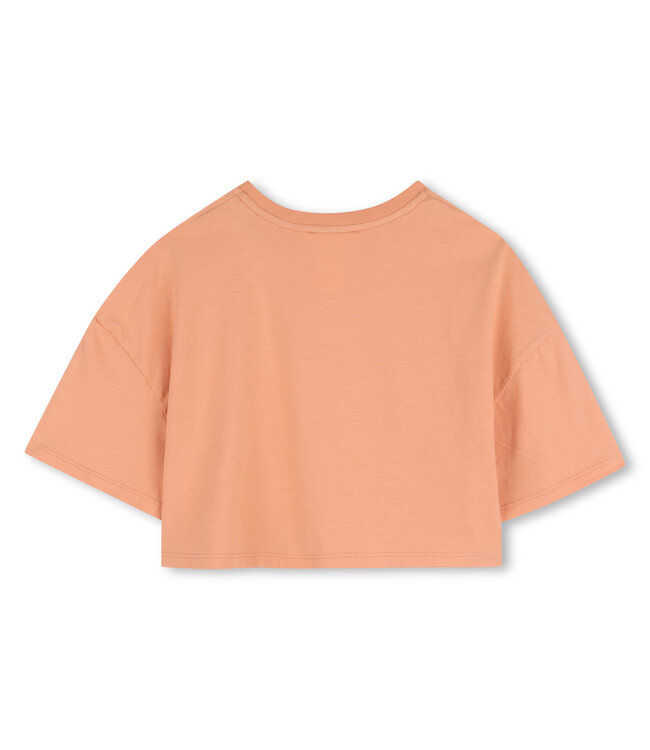Chloe T-Shirt Cropped abrikoos
