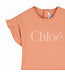 Chloe Baby T-Shirt Jurk abrikoos