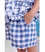 Tartine et Chocolat 2 delige set Top + Short blauw/wit