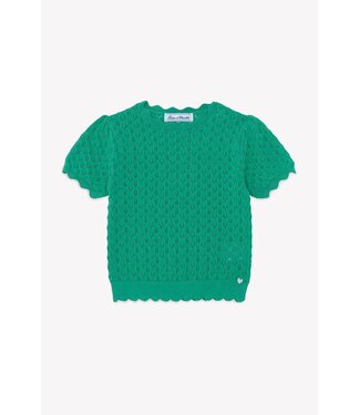 Tartine et Chocolat Top groen gehaakt