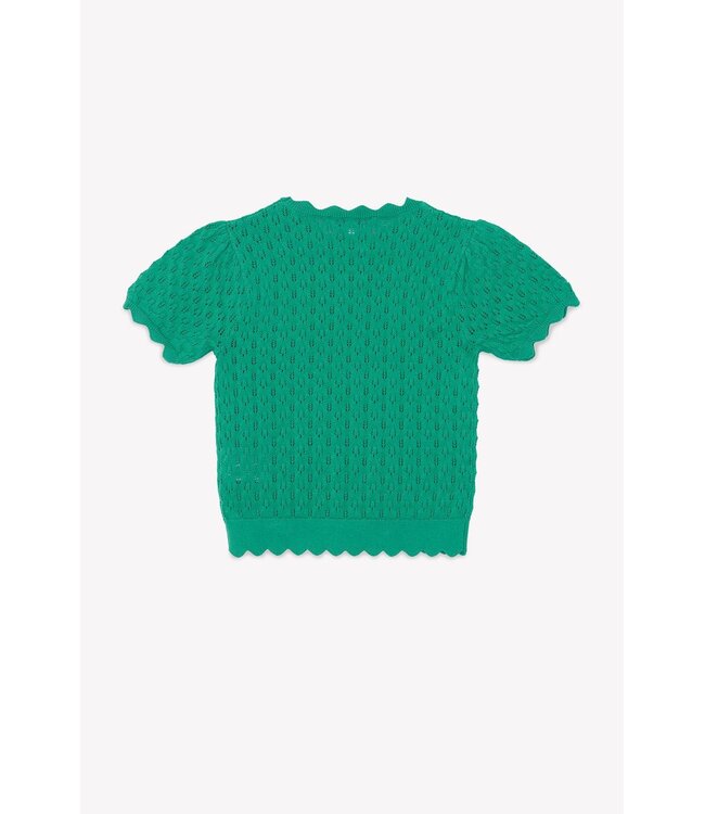 Tartine et Chocolat Top groen gehaakt