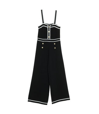 Twinset Jumpsuit zwart/wit