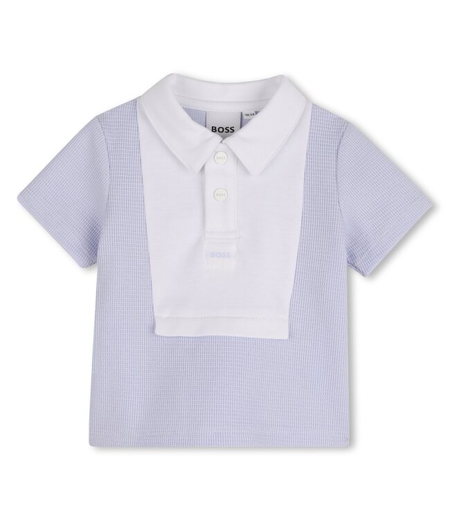 Boss Baby Giftbox T-Shirt Polo + Korte broek lichtblauw