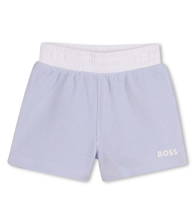 Boss Baby Giftbox T-Shirt Polo + Korte broek lichtblauw