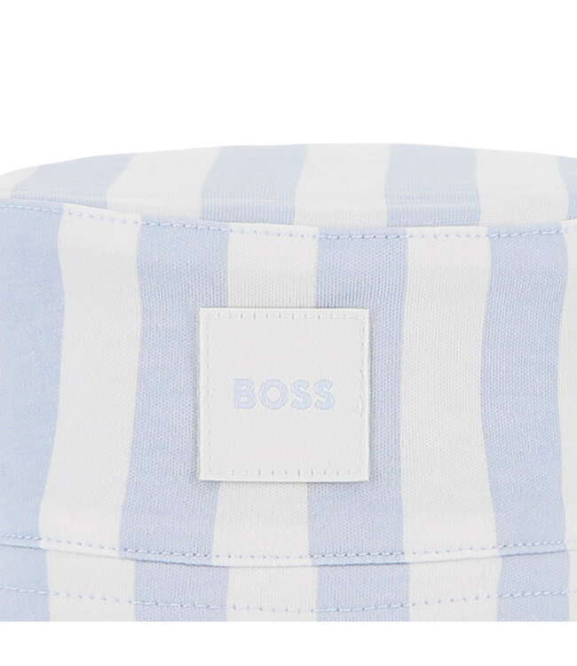 Boss Baby hoedje met touwtjes lichtblauw