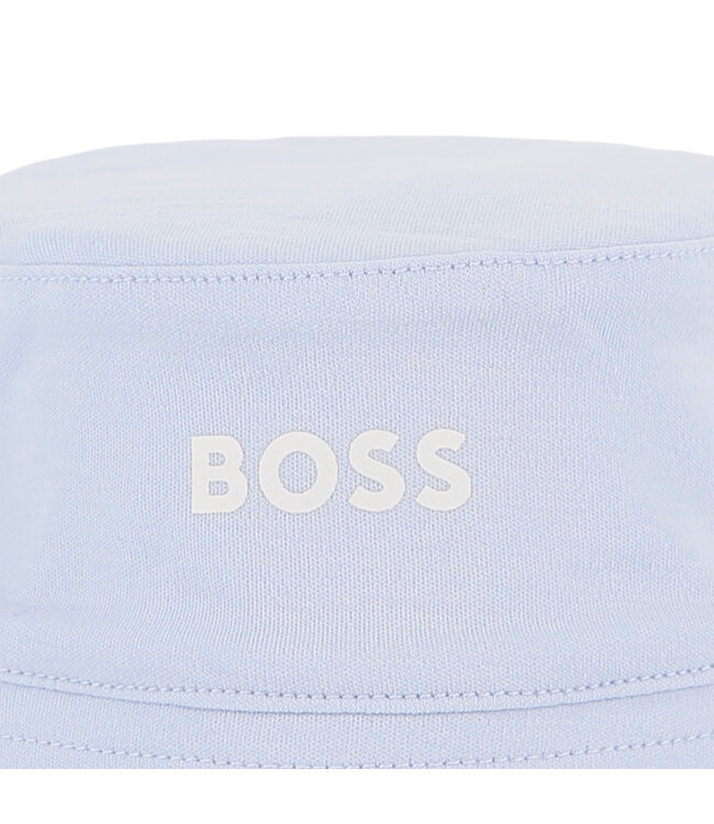 Boss Baby hoedje met touwtjes lichtblauw