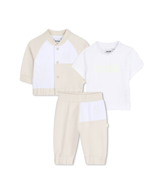 Boss Baby Giftbox 3 delige set beige/wit