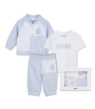 Boss Baby Giftbox 3 delige set lichtblauw/wit