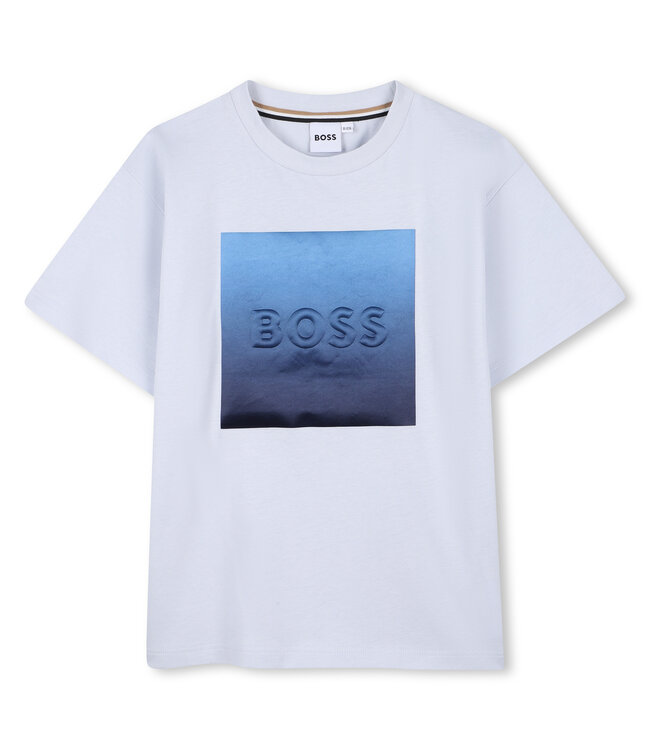 Boss 2 delige set T-Shirt + Korte Broek lichtblauw/donkerblauw J53007