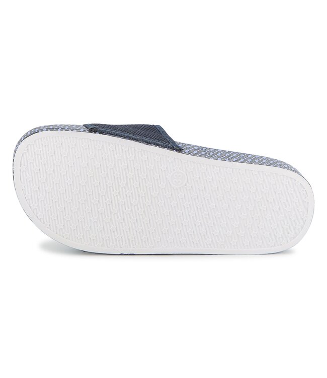 Boss Badslippers donkerblauw J52802