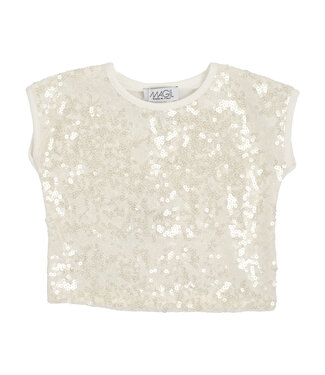 Magil T-SHIRT CON PAILETTES