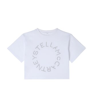 Stella Mccartney T-Shirt Wit rond Stella McCartney letters