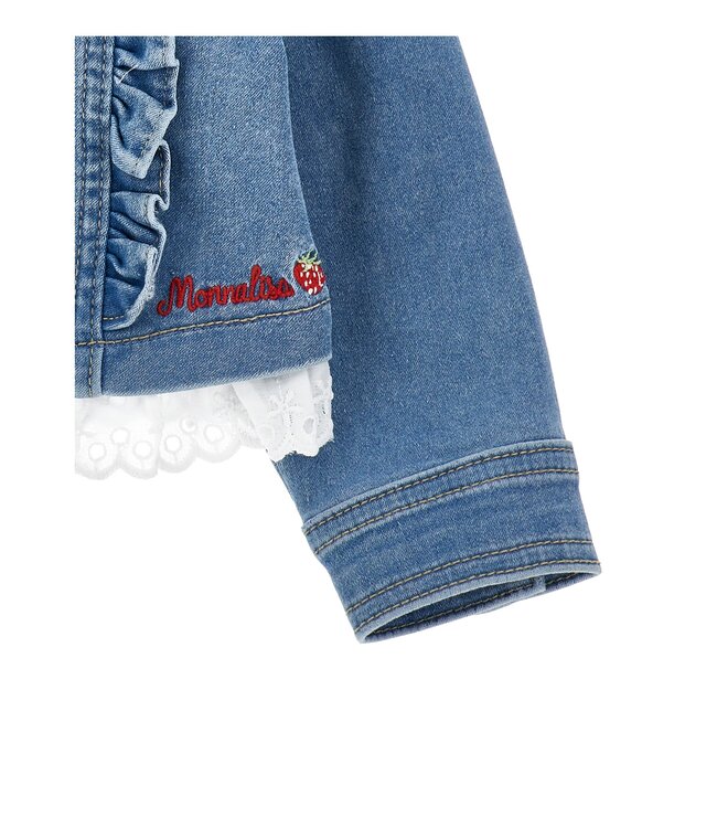 Monnalisa Baby Denim jasje Winnie the Pooh
