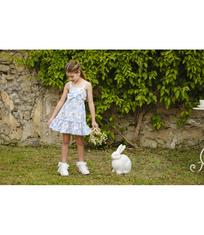 Magil ABITO CUT OUT CON FIOCCO POPELINE STAMP