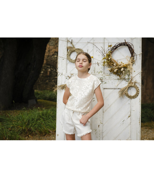 Magil T-SHIRT CON PAILETTES