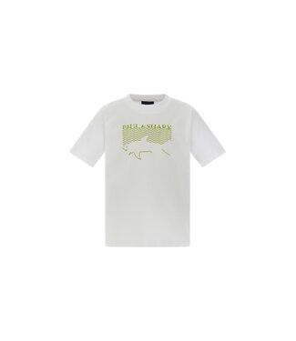 Paul & Shark Junior T-Shirt wit WNMOOH