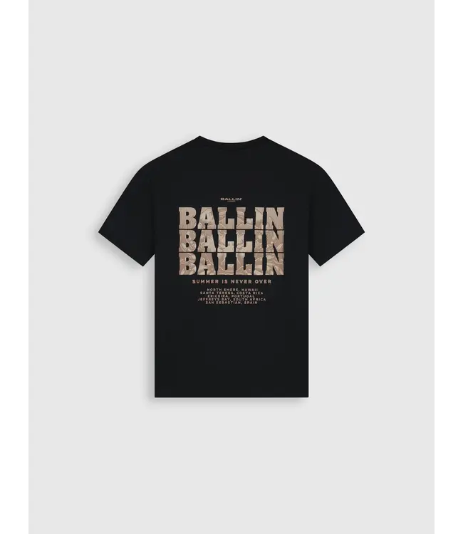 Ballin Junior Summer Is Never Over T-Shirt Black