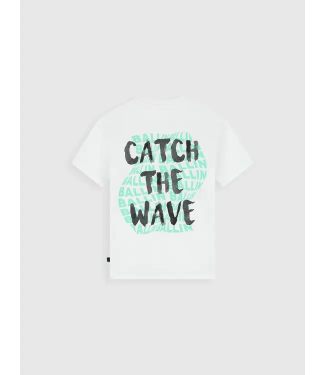 Ballin Junior Catch The Wave T-Shirt White