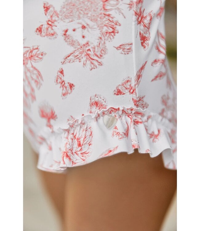 Tartine et Chocolat Badpak Roze/Rood print