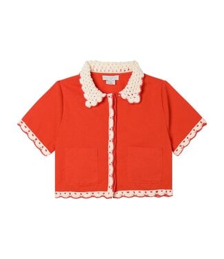 Stella Mccartney Blouse Korte Mouwen Rood