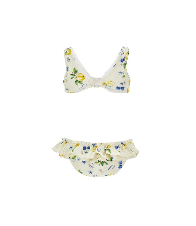 Monnalisa Bikini Zacht Geel met citroenen