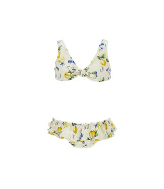 Monnalisa Bikini Zacht Geel met citroenen