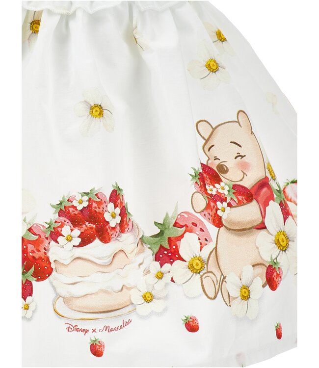 Monnalisa Baby Rokje Wit met Tule Winnie the Pooh