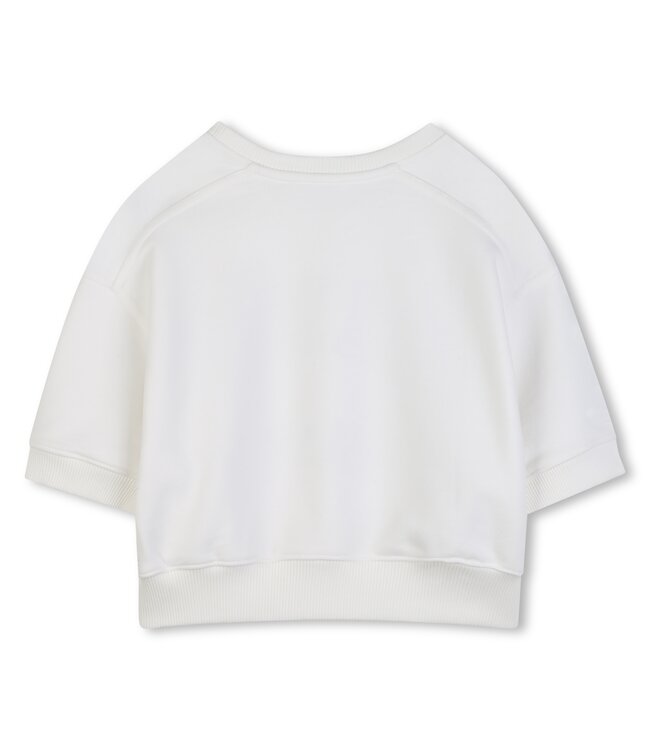 Chloe Sweatshirt Wit met Blauwe Letters