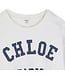 Chloe Sweatshirt Wit met Blauwe Letters