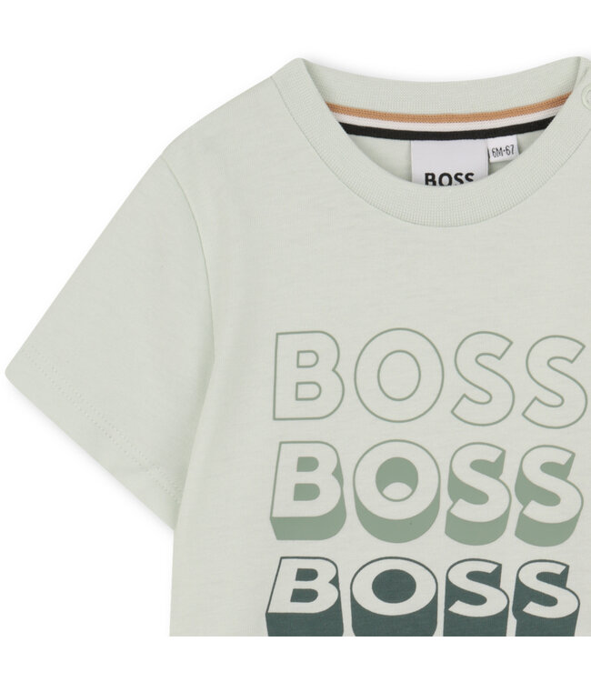 Boss Baby T-Shirt lichtgroen Boss Boss Boss Boss