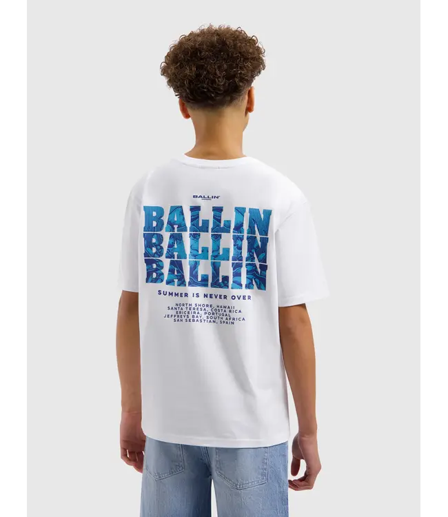 Ballin Junior Summer Is Never Is Never Over White