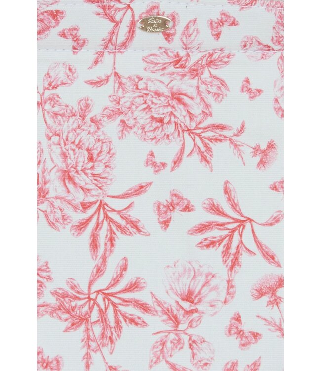 Tartine et Chocolat Canvas Tas Groot Roze/Rood print